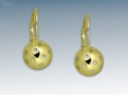 Florbalové náušnice žluté