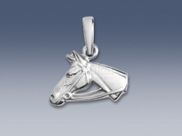 NP3 - Hlava koně pozlacená